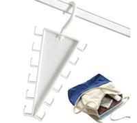 Hanger Organizer - Anti-Slip Multifunctional, Shirt Organizer, Vertical Space-Saving Wardrobe Tier Hook, Layered Garment Rail Extender | For Women Men Pants Hats Scarves Bags Jeans Legging Skirts