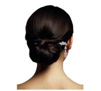 HangErFeng Accesorio plateado para mujer, con filigrana de dos caras, forma de mariposa, borla decorativa 916