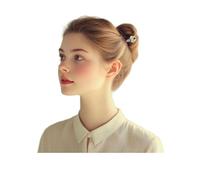HangErFeng Horquilla para mujer, accesorios plateados, color negro, elegante, 848