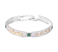 HangErFeng - Pulsera de plata 925 para mujer, diseño de pergamino, diseño de pergamino, accesorio de 247, Una talla, Plata, No es una piedra preciosa, Una talla, Plata, No es una piedra preciosa