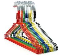 HANGERWORLD - Perchas Metálicas De Acero Galvanizado, 40.5 cm, 100 Unidades