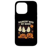 Hangin' With My Boos - Calabazas fantasmas de Halloween Carcasa para iPhone 14 Pro Max