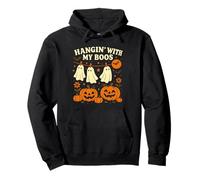 Hangin' With My Boos - Calabazas fantasmas de Halloween Sudadera con Capucha