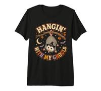 Hangin with My Ghouls Opossum Halloween Camiseta Premium