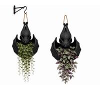 Hanging Bat Plant Pot,Gothic Bat Planter,3D Printed Bat ShapedHanging