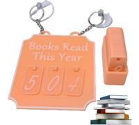 Hanging Bookshelf Counter Bookish Decor,Books Read This Year Counter,Personalized Hanging Bookshelf Sign Nook Decor,Library Decors Gifts for Books Lovers