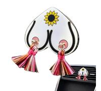 Hanging Car Scent Diffuser - Aromatherapy Pendant Freshener, Refreshing Vehicle Vent Clip Ornament, Air Fragrance Accessory Item, Travel Use for Commuting SUV RV Family Road Trips