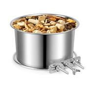 Hanging Dog - Stainless Steel, Mount Pet Feeder for Kennel Cage Removable Non Slip Food Water Dish for Dogs, Cats Rabbits | Easy Clean Pet Feeding Accessories Animals