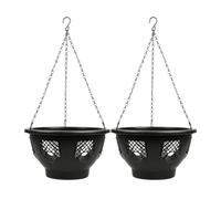 Hanging Garden Basket Planter 2-Pack, Pots for Strawberries & hherbs