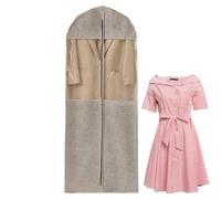 Hanging Garment Bag - Clear Window Cover | Breathable Zippered Suit Protect