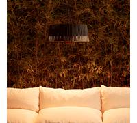 CREATE/HANGING HEATER/Lámpara y estufa halógena de infrarrojos 1800W / Altura ajustable, Lámpara LED, con mando a distancia, 3 potencias de calefacción