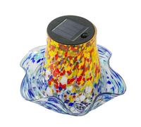 Hanging Hummingbird Feeder - 8,66 x 17,72 cm en Solar Powered Humming Bird Feeders for Outdoors | Leak Proof Birdbath Feeding Supplies, Garden Decor Lawn Ornaments for Women Men Birthday