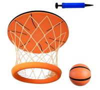 Hanging Indoor Basketball Hoop, Portable Ceiling Swish Indoor Mini Basketball Hoops, Funny Wall Mount Sports Bedroom & Outdoor Play Game with Ball, Ceiling Swish Indoor (1 Set)