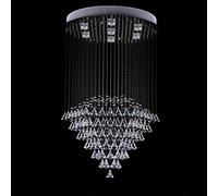 Hanging Lamp 60 60 100cm LED Creative Crystal Chandelier Ceiling Lamp Warm Light Home Decoration Living Room Dining Room Entrance Stair Pendant Lamp