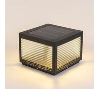 Hanging Lamp Solar Outdoor Post Lights,Modern Square Post Lights,Led Fence Deck Column Cap Lights, Stainless Steel Landscape Lighting Ip54 Waterproof Lantern Lawn Lamp Hardwire,15.7" X 9.8"/30Cm/a