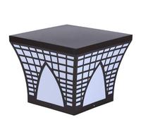 Hanging Lamp Square Black Post Light, 11" Outdoor Landscape Lighting for Garden Column Lamp Ip54 Waterproof Fence Posts Cap Lights for Garden Yard Gate Walkway outside Decorations 1-Pack/28Cm/a