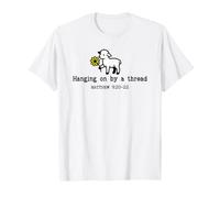 Hanging On by A Thread Jesus Sheep Bible Matthew 9 20-22 Camiseta