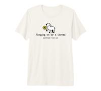 Hanging On by A Thread Jesus Sheep Bible Matthew 9 20-22 Camiseta Premium