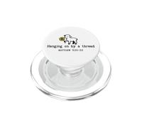 Hanging On by A Thread Jesus Sheep Bible Matthew 9 20-22 PopSockets PopGrip para MagSafe