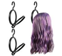 Hanging - Organizador para extensiones de pelo, portable para colgar pelucas y expositores, estante plegable para varias pelucas, mecanismo de visualización plegable