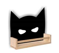 Hanging Shelf for Children's room BATMAN, toys shelf, books shelf, cars shelf, natural wood