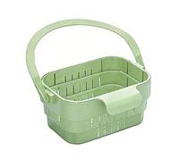 Hanging Sink Drain Basket, Foldable Sink Strainer Basket, No-Drill Hanging Sink Basket ABS Kitchen Colander for Fruits Vegetables Storage & Drying (#A)