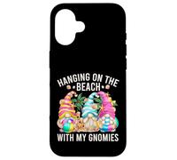 Hanging with My Gnomies For Beach Lovers Funny Summer GNOME Carcasa para iPhone 16