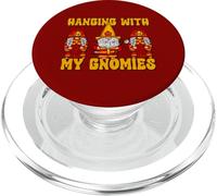 Hanging with My Gnomies For Firefighter Retirement Grandpa PopSockets PopGrip para MagSafe