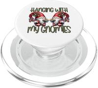 Hanging with My Gnomies For Xmas Family Cute Christmas GNOME PopSockets PopGrip para MagSafe