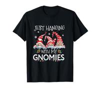 Hanging with My Gnomies Friends Christmas Matching Camiseta