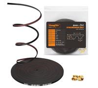 HANGLIFE Correas de Distribución GT2 con Hebilla de Cobre - Cinta Sincrona Abierta para Impresora 3D (Paso de 2mm) Accesorios para Impresora 3D - Cinta Dentada (6mm x 5M)