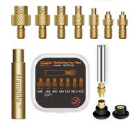 HANGLIFE Puntas Soldador para Insertos Roscados/Tuercas M2 M2.5 M3 M4 M5 M6 M8, Puntas Compatibles con los Soldadores Weller ST/900M/T18 - Herramienta de Prensado para Impresoras 3D de Plástico