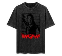 Hangman Adam Page Mens Unisex T-Shirt Graphic Print Top Black tee 3XL