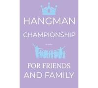 Hangman Championship For Friends And Family: 6 by 9 inches | Bonding For Families | Crown Your Champion | 2 Player Games