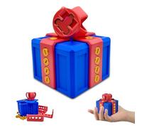 Hangsky Caja De Regalo Molesta, Caja de Regalo Impresa en 3D, Caja de Regalo de Broma, Caja de Regalo Novedosa y Molesta, Decoración Creativa de Caja de Rompecabezas (A)