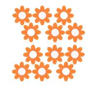 Hangsu 12 piezas de silicona suave con forma de flor para raqueta de tenis, amortiguadores de vibraciones, amortiguadores de squash, amortiguadores de cuerda de silicona en forma de flor