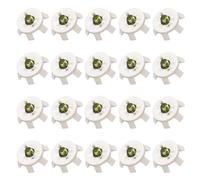 Hangsu 20 tacos de repuesto para zapatos de golf al aire libre, pasadores antideslizantes, accesorios para zapatos, accesorios para zapatos, pasadores antideslizantes, giros rápidos, tornillos de giro