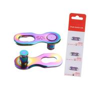 Hangsu 3 piezas de valla de liberación rápida de aleación de aluminio para velocipedes de una sola velocidad, rudimentos de conducción al aire libre, liberación rápida, enlace de ciclo de conjuración