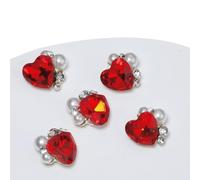 Hangsu 5 adhesivos para uñas, decoración de manicura con diamantes de imitación artísticos que añaden moda a tus uñas para mujeres y niñas