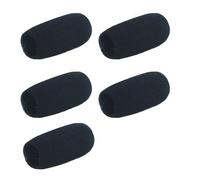 Hangsu 5 fundas profesionales para parabrisas de micrófono, almohadilla de espuma antiinterferencia, calidad de sonido transparente, equipo de sala de conferencias, filtro de espuma para parabrisas