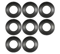 Hangsu 8 palas de kayak, protectores contra salpicaduras, anillos de goteo para canoas rafting, práctico anillo de remo para eje de rafting