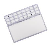 Hangsu Alfombrilla de cuentas para hacer joyas, bandeja de diseño de fieltro antideslizante con escala de centímetros, superficies a prueba de derrames para manualidades, bandeja de cuentas de fieltro