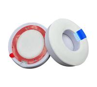 Hangsu Almohadillas de espuma viscoelástica suave con inserción de gel refrescante, mejoras a prueba de sudor para auriculares, almohadillas para los oídos, colchones, color crema