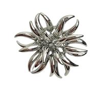 Hangsu Art Styles - Anillos de extremo abierto, elegante patrón pirotécnico, joyería en varios colores, joyería de dedo para accesorios de mano, anillos de oro y plata, One Size, como se describe