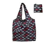 Hangsu Bolsa de compras plegable, elegante y práctica, ligera, para almacenamiento de comestibles, grande, plegable, para mujeres y hombres, reutilizable, b, One Size