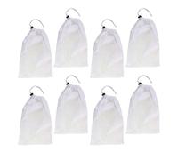 Hangsu Bolsa limpiadora de hojas de piscina con cordón de bloqueo, malla fina, aspiradora para piscinas, estanques, acuarios, fácil de usar, red de vacío