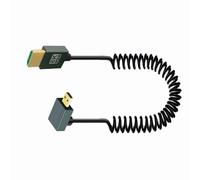 Hangsu Cable de conexión HDTV 8K de alta calidad para transmisión de video y sonido sin problemas, cable de extensión flexible con diseño retráctil de resorte