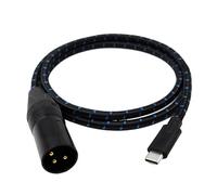 Hangsu Cable trenzado de nailon de calidad tipo C a XL, cable tipo C, trenzas de nailon, adecuado para teléfonos inteligentes y tabletas, conexión USB C a XL