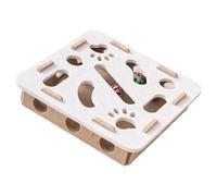 Hangsu Caja de rompecabezas para gatos, solución enriquecedora de entretenimiento para interiores, estimula la excavación natural y los comportamientos, estimulación mental, juguete para gatos