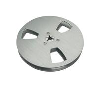 Hangsu Carrete de cinta vacía de aleación de aluminio de 3 agujeros, resistente al viento, apertura universal para grabadora, accesorio universal para equipo de video universal